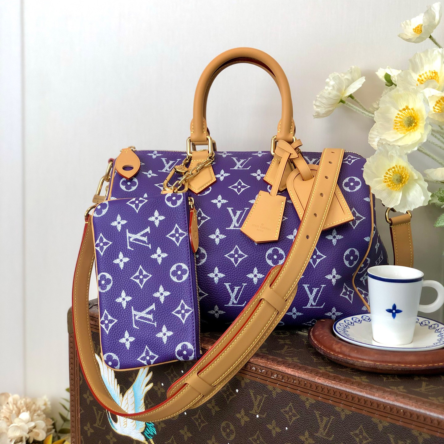 NIGO Louis Vuitton Women's Fashion Classic Grape Purple Logo Zipper Closure Leather Shoulder Bag Handbags In Small Medium And Large Sizes Crossbody Bag Bags #nigo78655