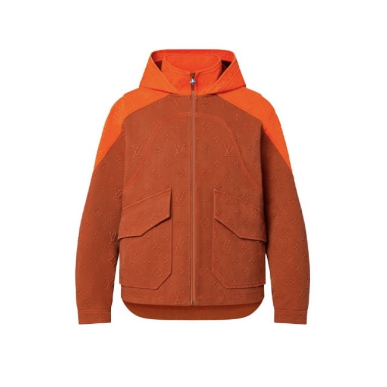 NIGO Louis Vuitton Men's Fall And Winter Embossed Denim Jacket Monogram Pattern Fashion Hooded Zipper Jacket Straight Pants Suit Set #nigo81631