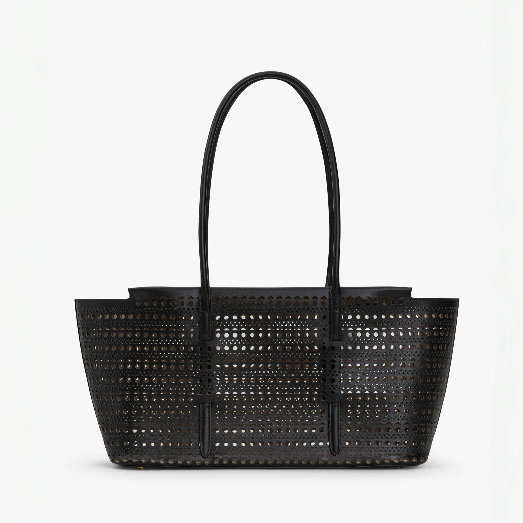 NIGO Alaia Mina Cutout Shoulder Bag Design Fashionable Women's Retro Solid Color Casual Temperament Vienne Cutout Carved Pattern  Bag Bags #nigo81633