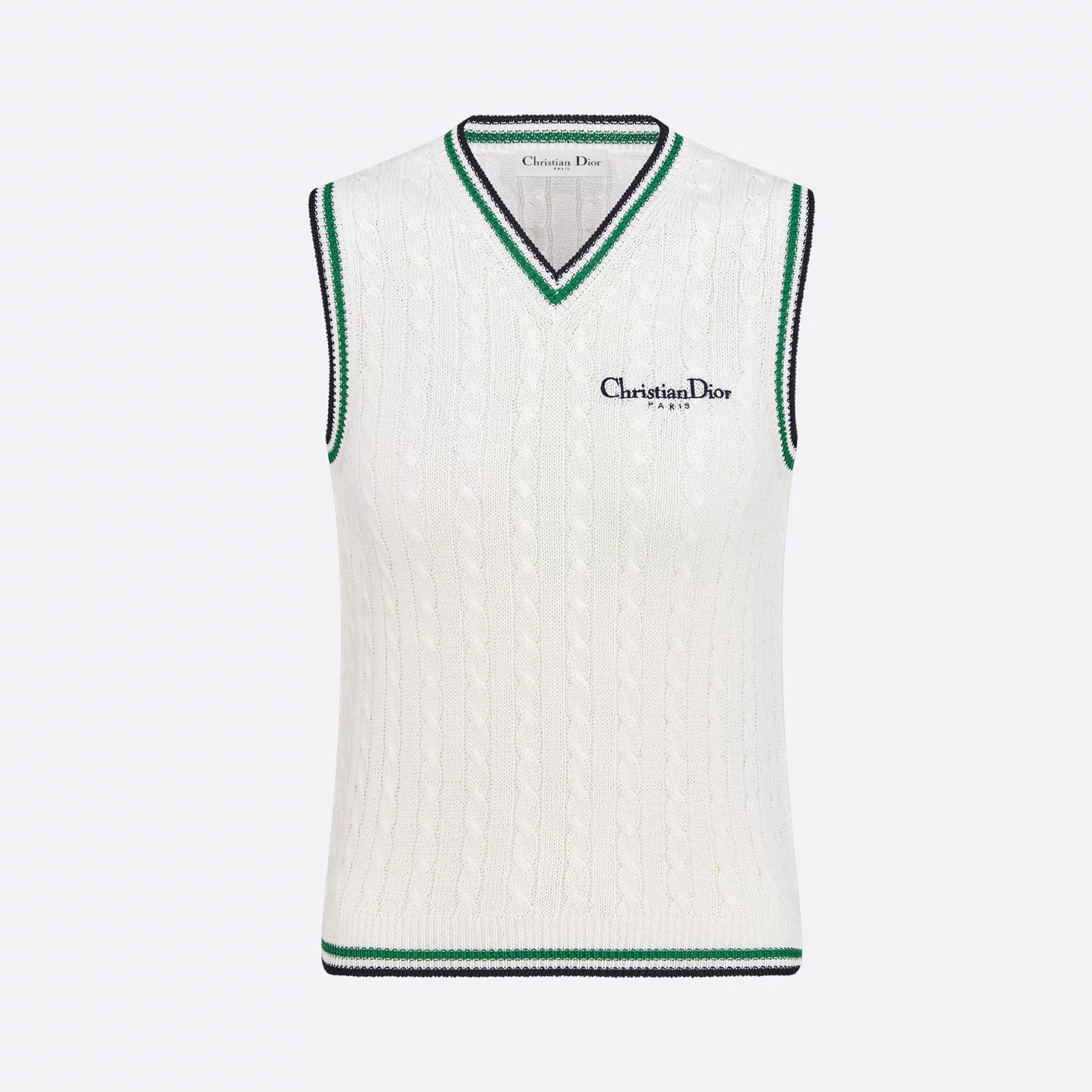 NIGO Dior Women's Fall/Winter Vibe Knit Vest Silk Blend Knit Color Blocking Fashion Retro Elegant Exquisite Top #nigo81637