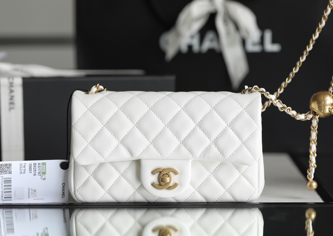 Chanel Flap Bag Small Golden Ball, Single Shoulder Messenger Bag Multicolor Double Size Leather Bags #nigo55243