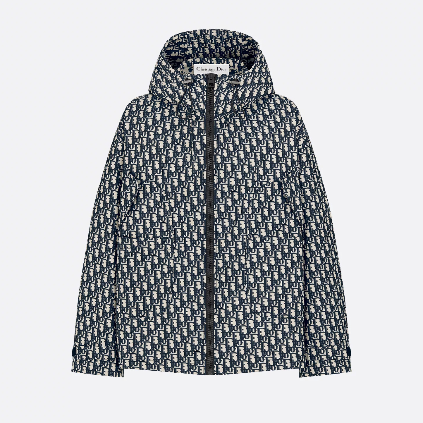 NIGO Dior Women's Fashionable Casual Winter Hooded Zipper Jacket Twill Print Long Sleeve Outerwear Jacket #nigo78674