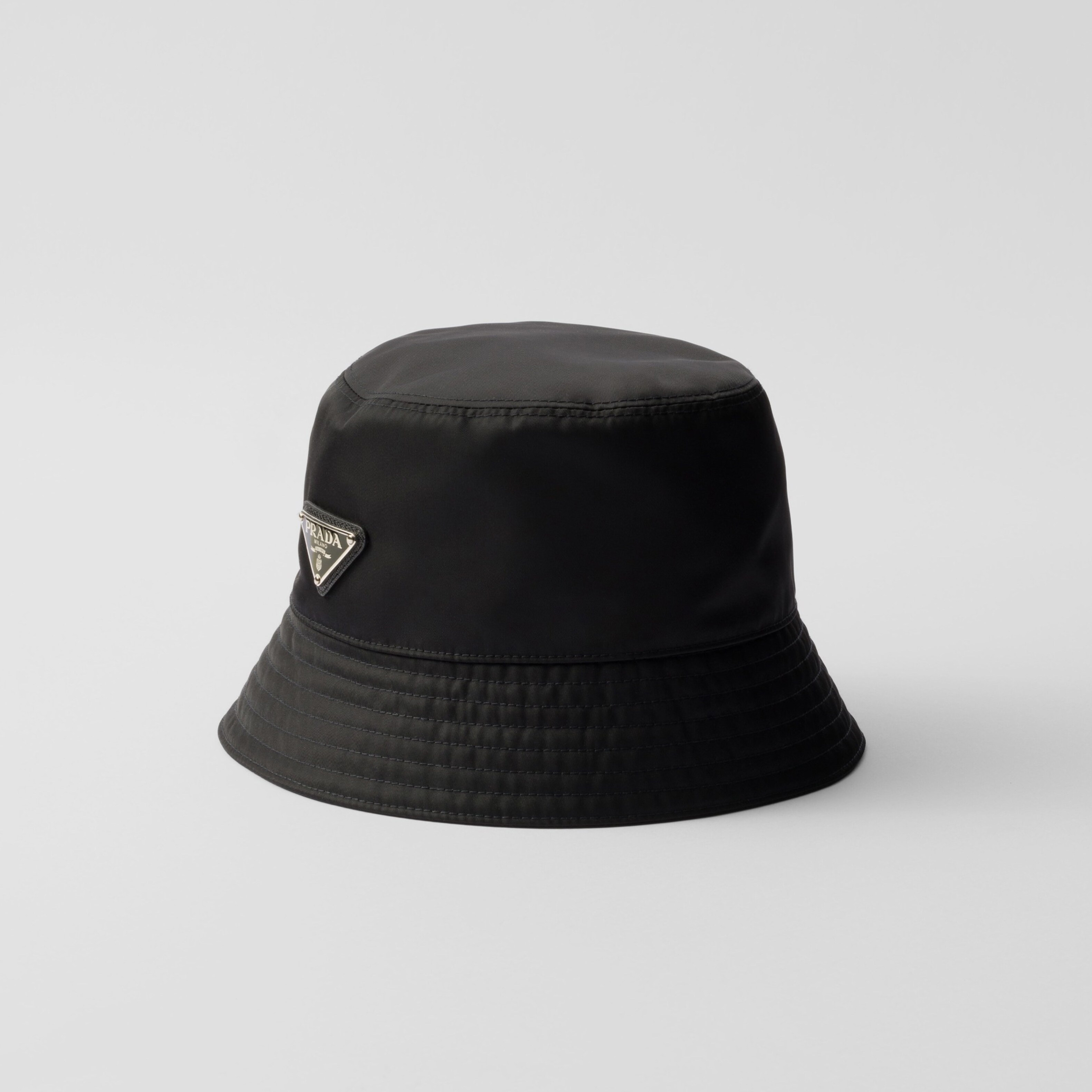 NIGO Prada Men's And Women's Fashion Casual Solid Color Triangle Logo Recycled Nylon Fisherman's Hat Style Hat Accessories #nigo78682
