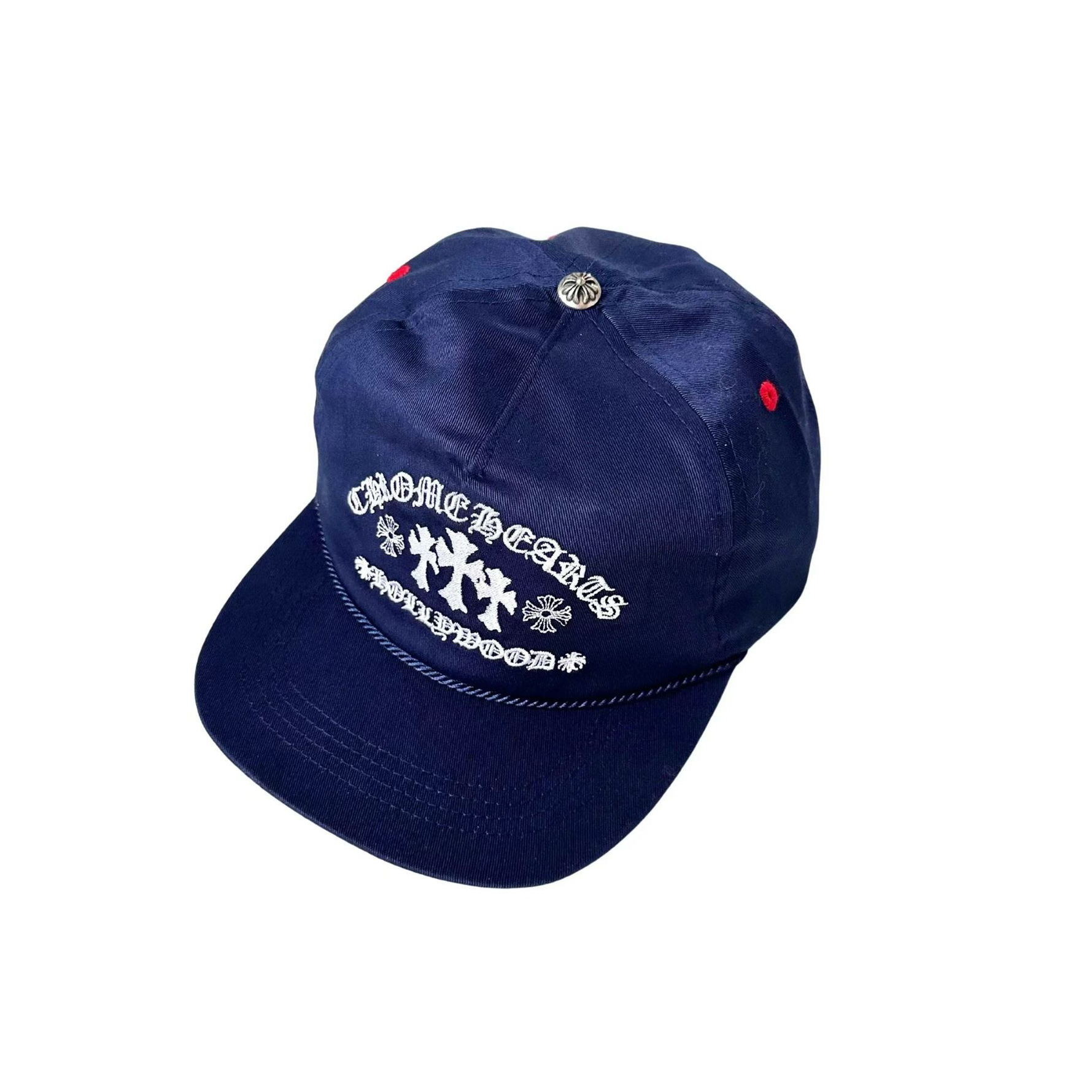 NIGO Chrome Hearts Men's And Women's Spring/Fall Fashion Casual Solid Color Cross Embroidery Adjustable Baseball Cap Duckbill Hat Hat Accessories #nigo78688