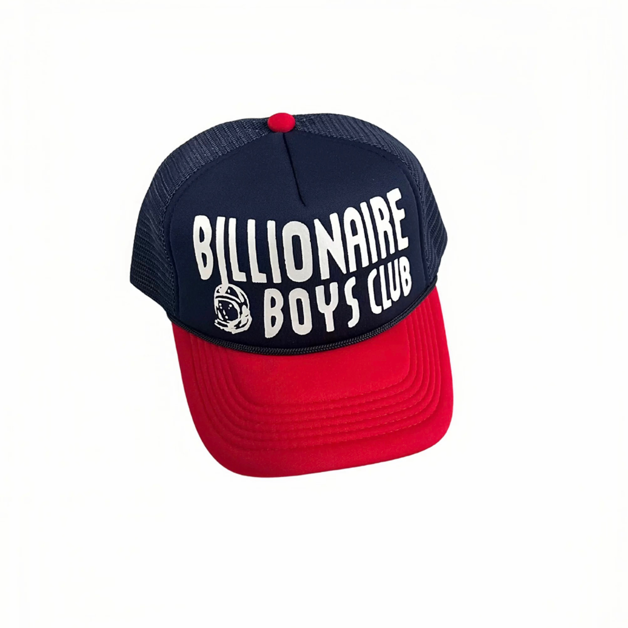 NIGO Billionaire Unisex Fashion Trend Color Blocked American Retro English Letter Print Mesh Baseball Cap Duckbill Hat Hat Accessories #nigo78687