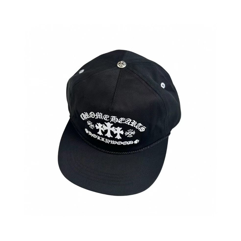 NIGO Chrome Hearts Men's And Women's Spring/Fall Fashion Casual Solid Color Cross Embroidery Adjustable Baseball Cap Duckbill Hat Hat Accessories #nigo78688
