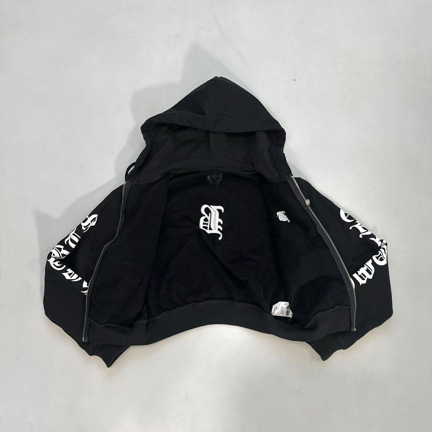 NIGO Chrome Hearts Women's And Men's  Spring/Fall Fashion Casual Solid Color Letter Print Hooded Zipper Short Jacket #nigo78689