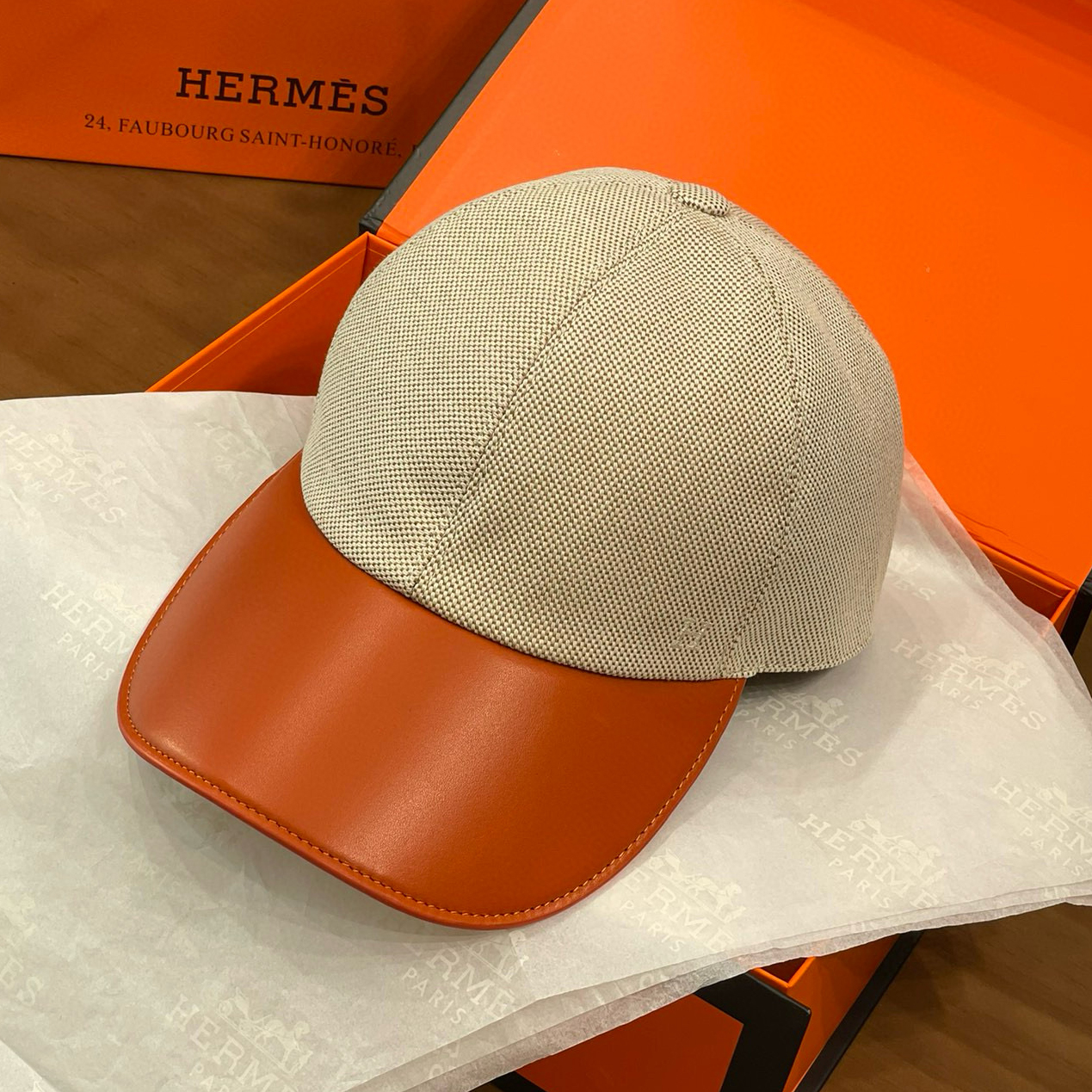 NIGO Hermes Unisex Fashion Casual Fabric Patchwork Baseball Cap with Duckbill Visor Hat Accessories #nigo78725