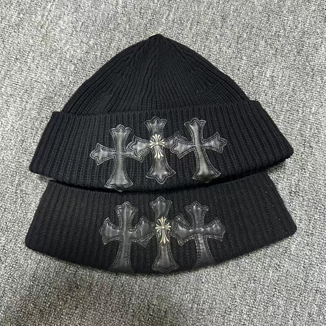 NIGO Chrome Hearts Men's And Women's Spring/Fall Fashion Solid Color Logo Cross Emblem Decorative Hat Accessories #nigo78714