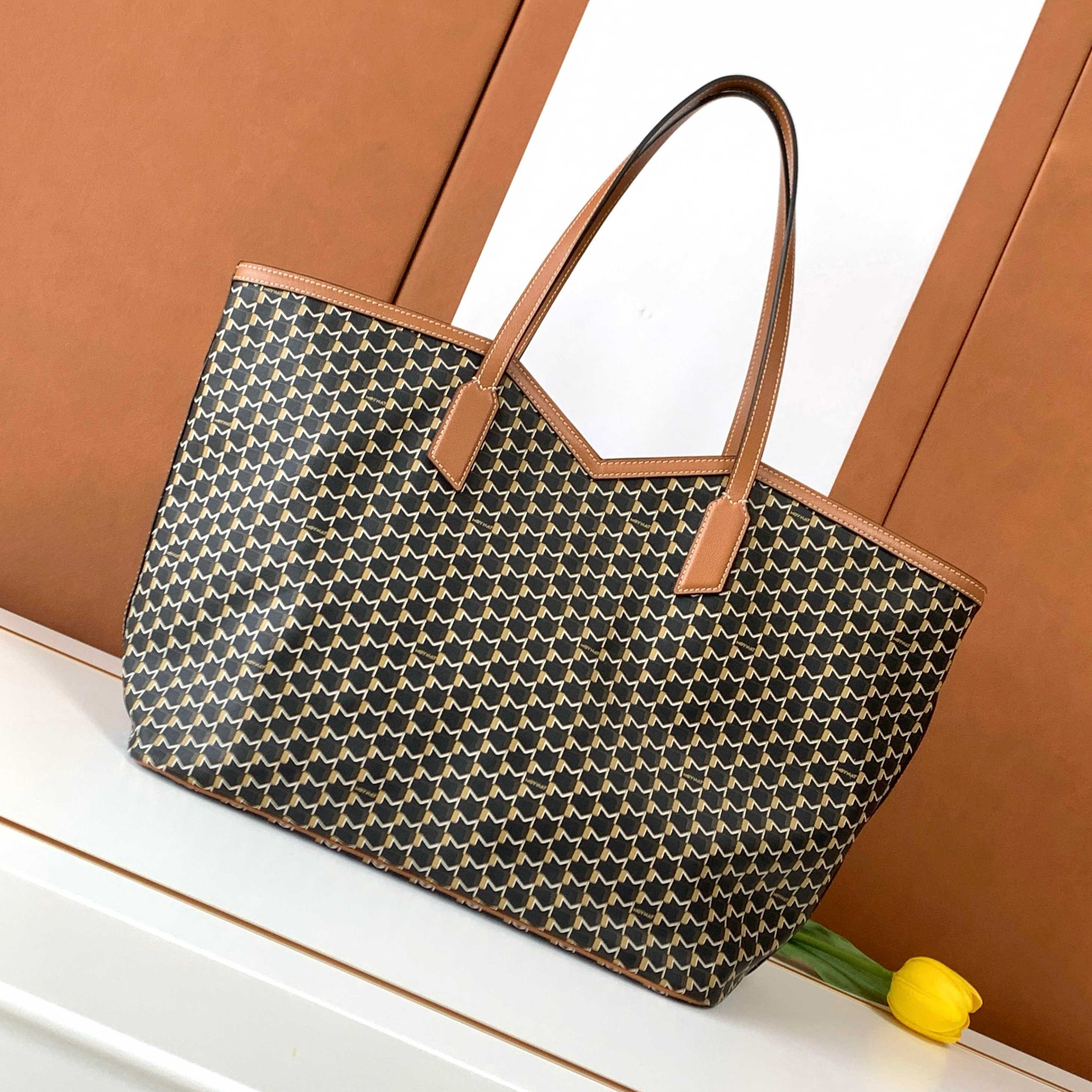 NIGO Moynat M Canvas Women's Fashion Classic Hook And Eye Closure Design Canvas Tote Bag Handbag Shoulder Bag Bags #nigo78697