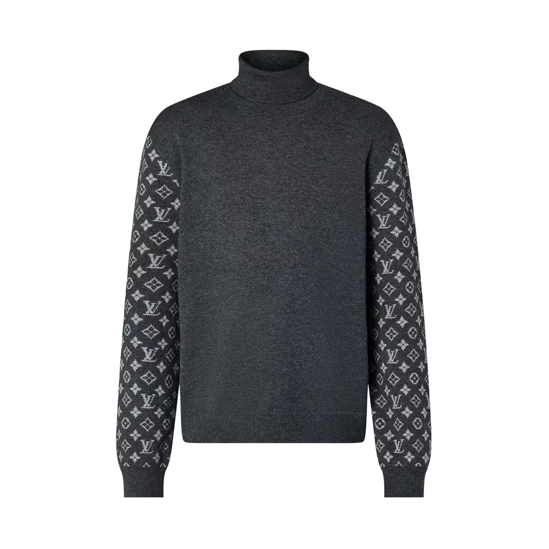 NIGO Louis Vuitton MONOGRAM Men's Fall/Winter Fashion Casual Solid Color Classic Vintage Print Long Sleeve Turtleneck Pullover Sweater #nigo78734