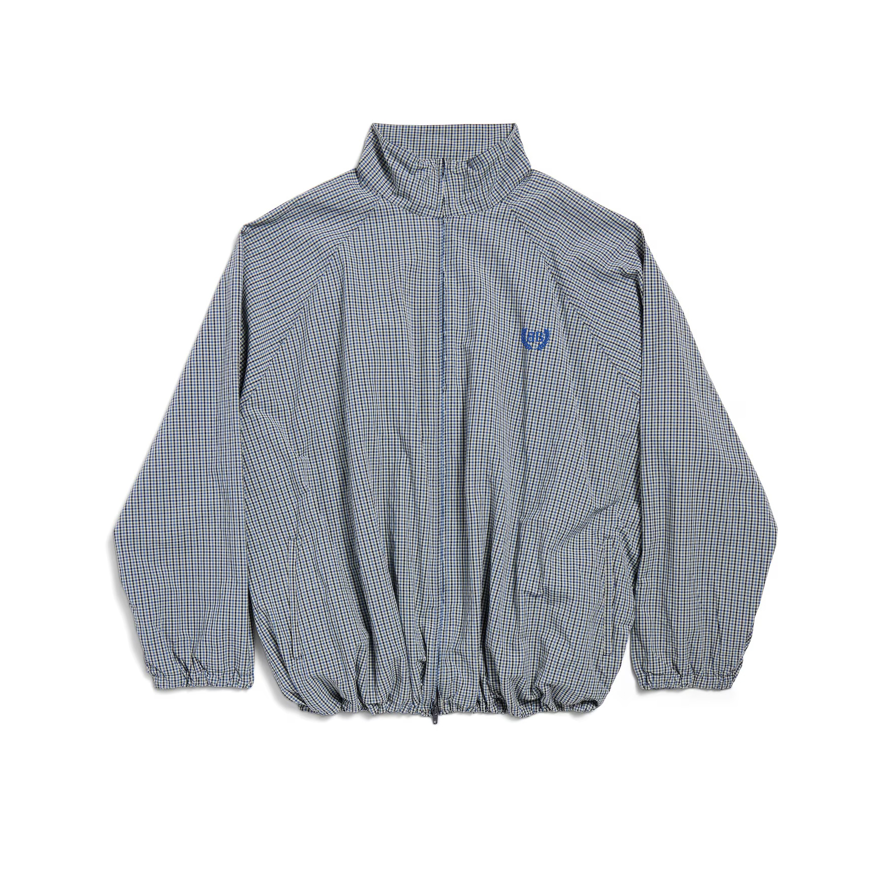 NIGO Balenciaga Men's And Women's Fall/Winter Fashion Casual Oversized Drop Shoulder Logo Embroidered Fine Checkered Trench Coat Jacket #nigo78749