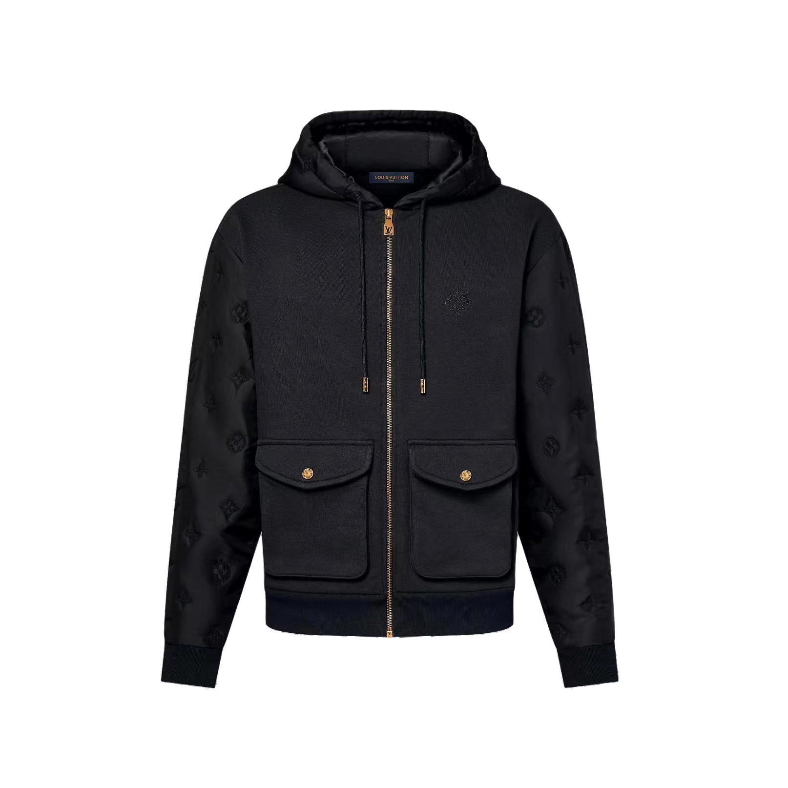 NIGO Louis Vuitton Men's Spring/Fall Fashion Casual Solid Color Hooded Zipper Long Sleeve Jacket #nigo78761