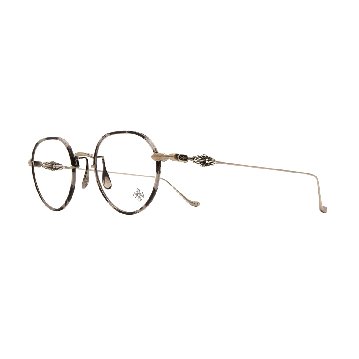 NIGO Chrome Hearts Unisex Fashion Classic Round Flat-Top Glasses with Logo Temple Marking Eyewear  Sunglassas #nigo78787