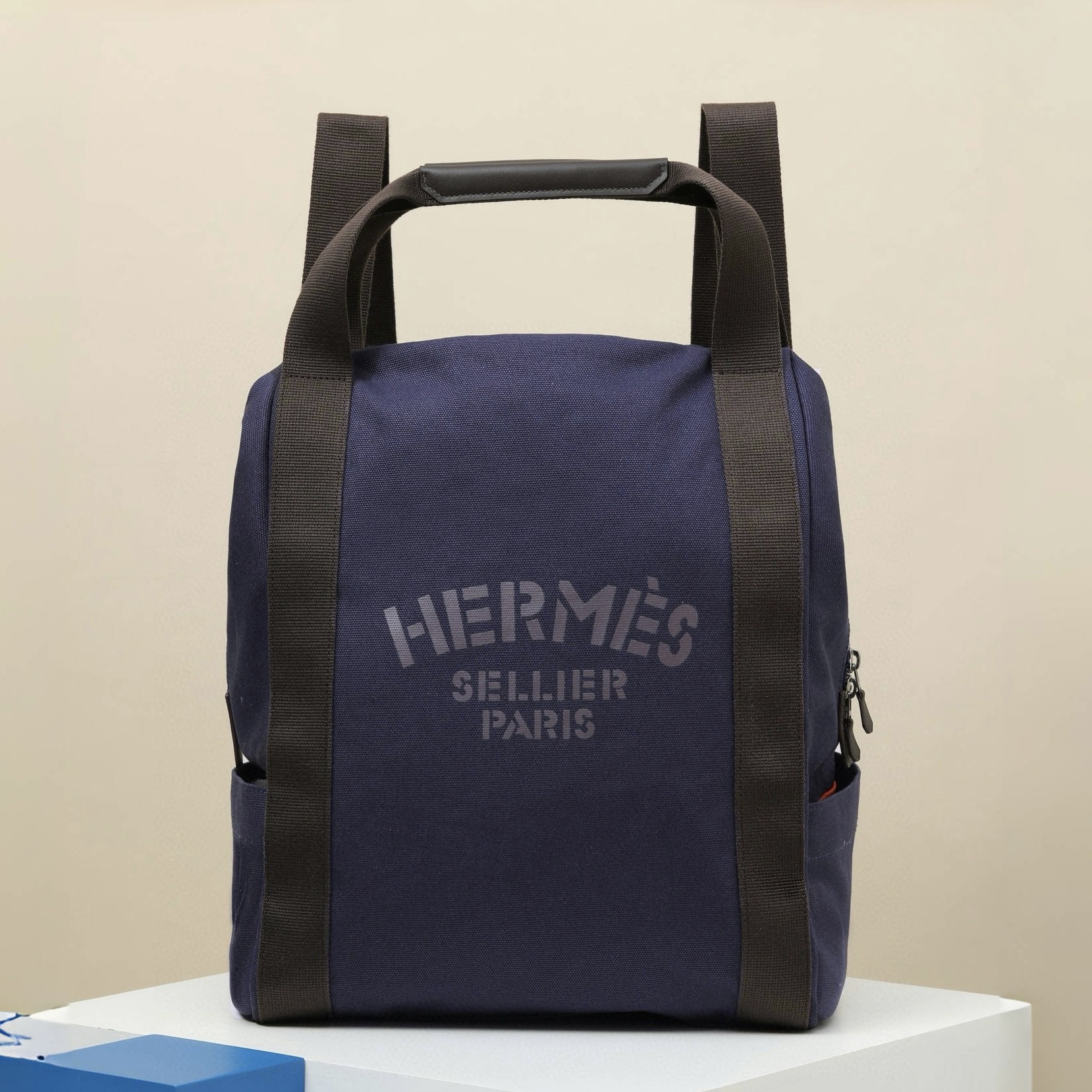 NIGO Hermes Men's wear and Women's Fashion Casual Patterned Print Color-Block Backpack Bag Bags #nigo78792