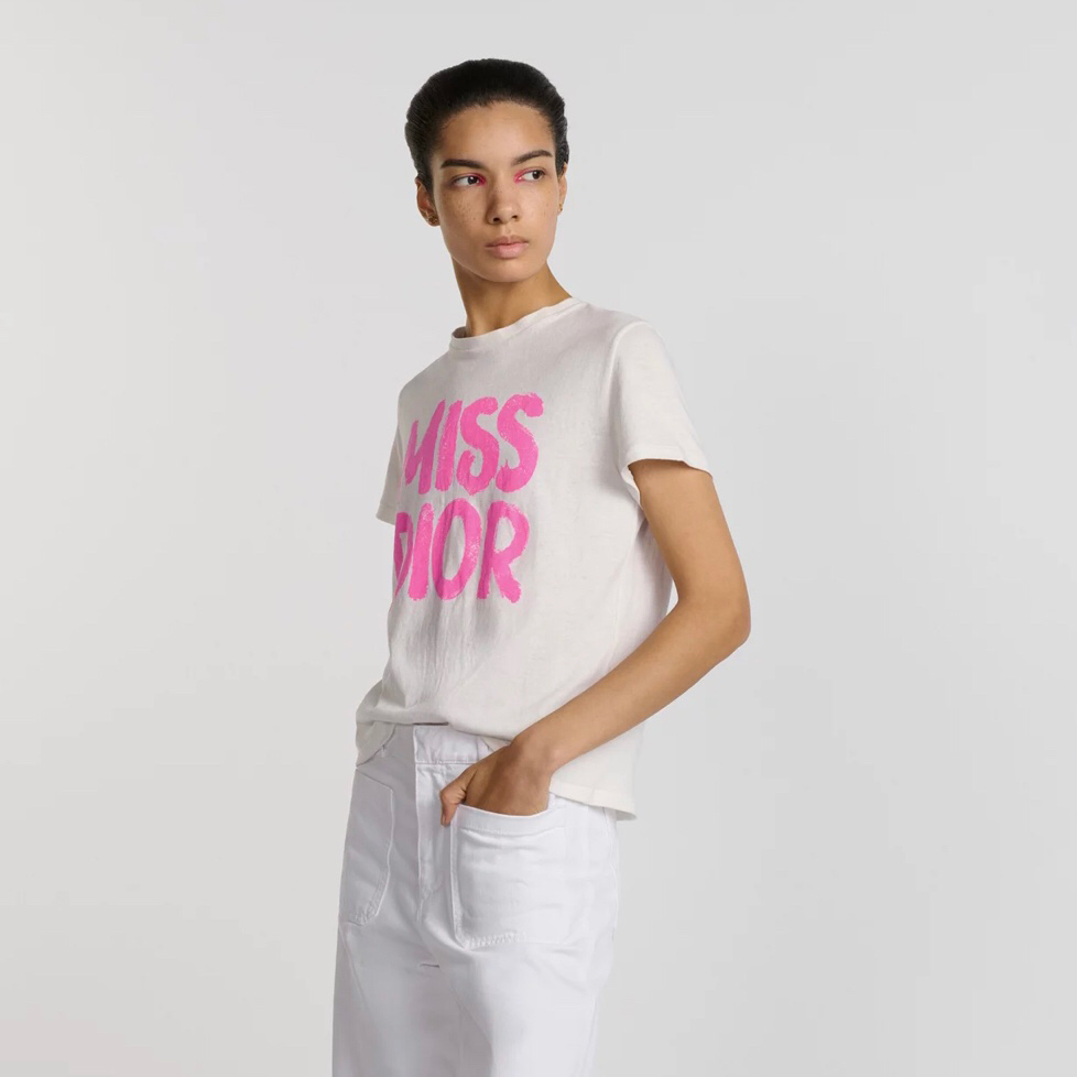 NIGO Dior Women's Summer Casual Fashion Crew Neck Pullover Cotton Knit T-Shirt #nigo78785