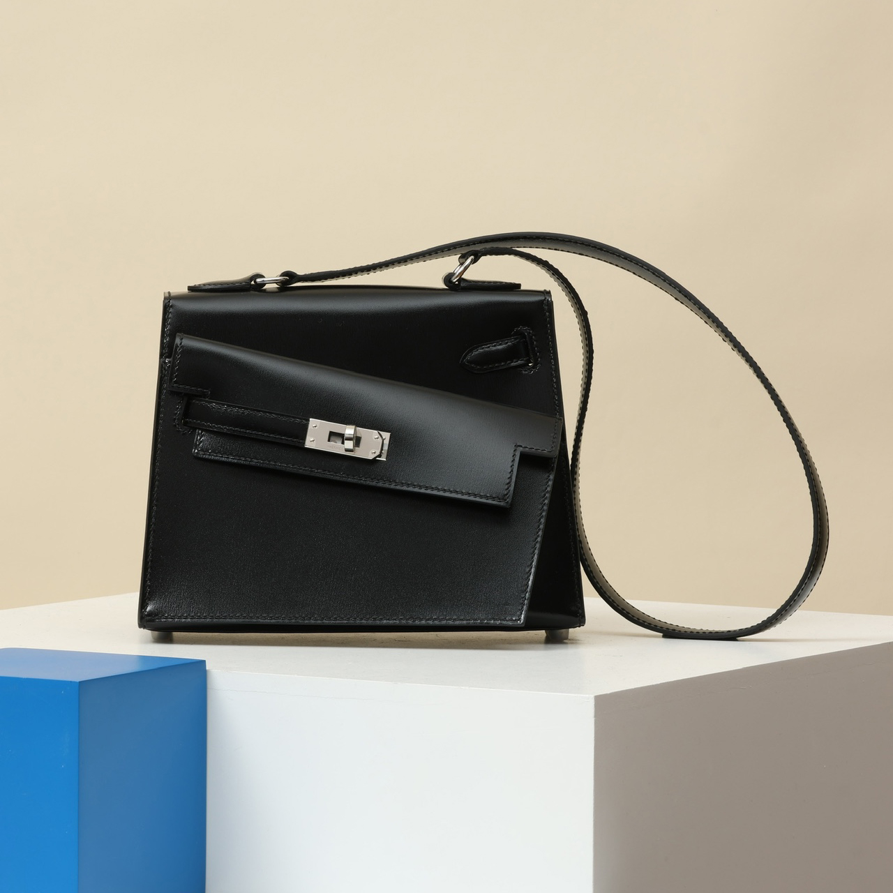 NIGO Hermes Women's Fashion Classic Reversible Asymmetric Silver Buckle Cowhide Shoulder Crossbody Tote Bag Bags #nigo78783