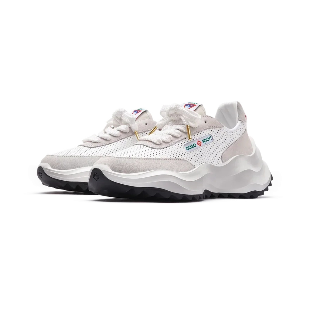 NIGO Casablanca Men's And Women's Spring/Fall Fashion Casual Round Toe Lace Up Breathable Leather Thick Sole Low Top Sneakers Shoes #nigo78791