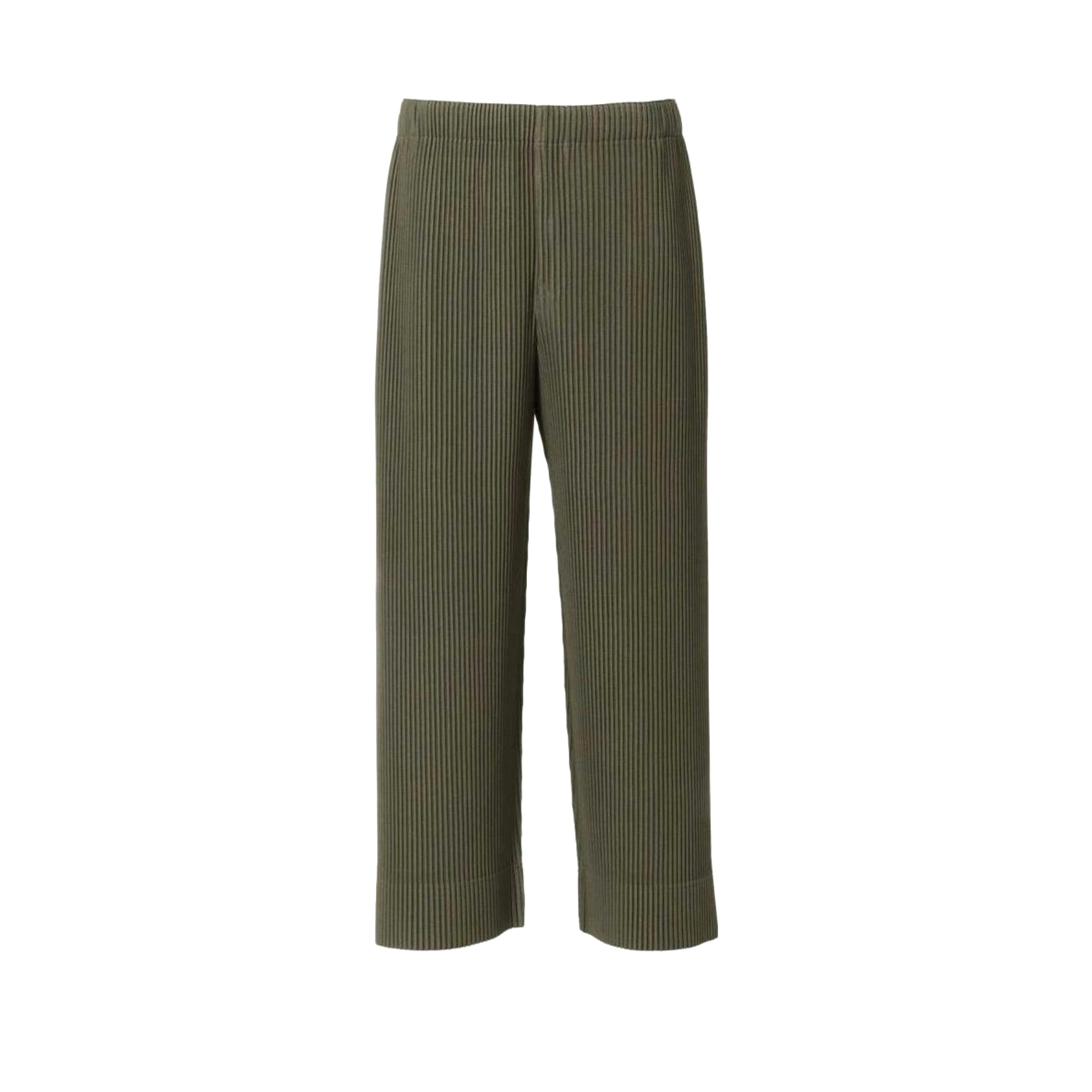 NIGO Issey Miyake Men's Spring/Fall Fashion Casual Solid Color Pleated Design Elastic Waistband Straight-Leg Pants #nigo78831