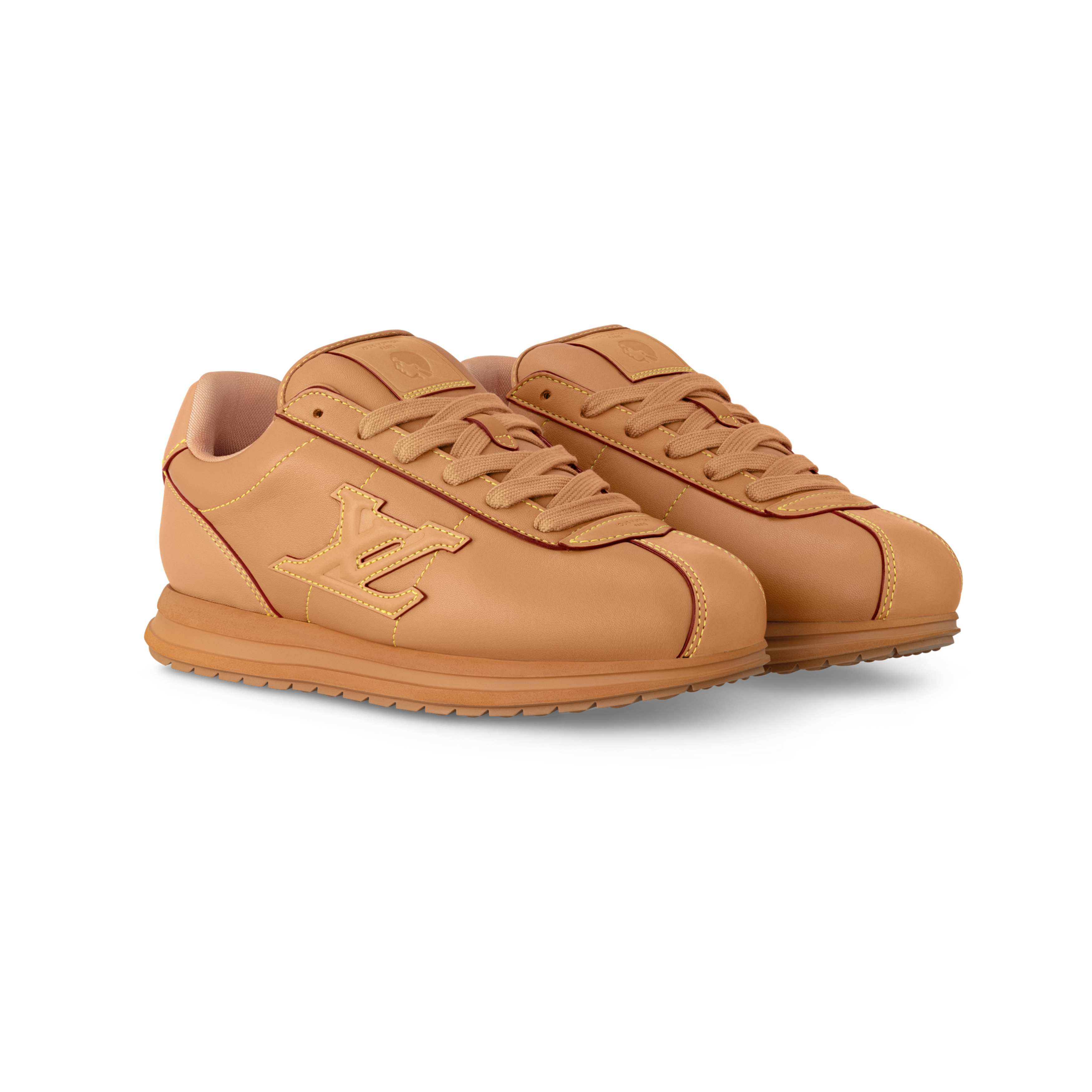 NIGO Louis Vuitton LV BUTTERSOFT Men's and Women's Spring/Summer Fashion Casual Round Toe Lace Up Logo Letter Decorated Leather Low Top Printed Sneakers Casual Shoes #nigo78846