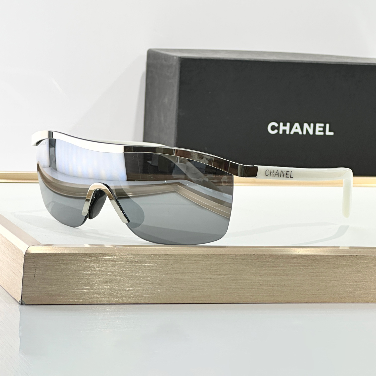NIGO Chanel Men's and Women's Fashion Classic Square Frame Sunglasses with Letter Logo on Temples Eyewear Sunglassas Accessories #nigo78849