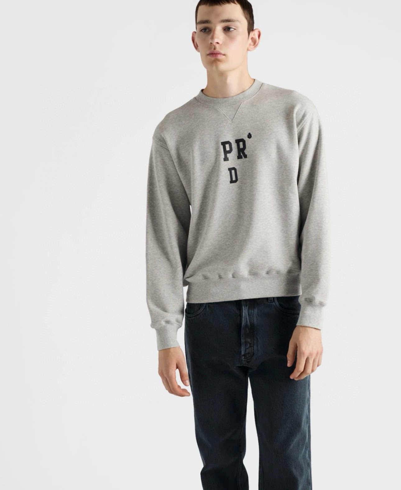 NIGO Prada  Men's and Women's Spring/Fall Fashion Casual Crewneck Pullover Solid Color Oversized Sweatshirt #nigo78847