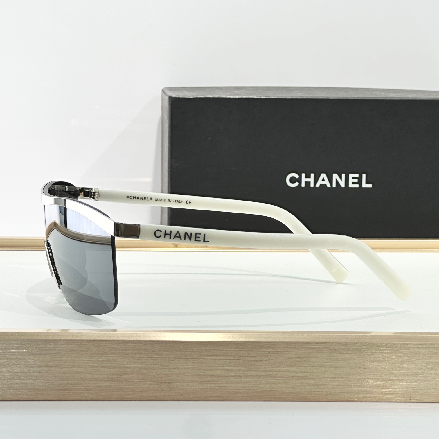 NIGO Chanel Men's and Women's Fashion Classic Square Frame Sunglasses with Letter Logo on Temples Eyewear Sunglassas Accessories #nigo78849