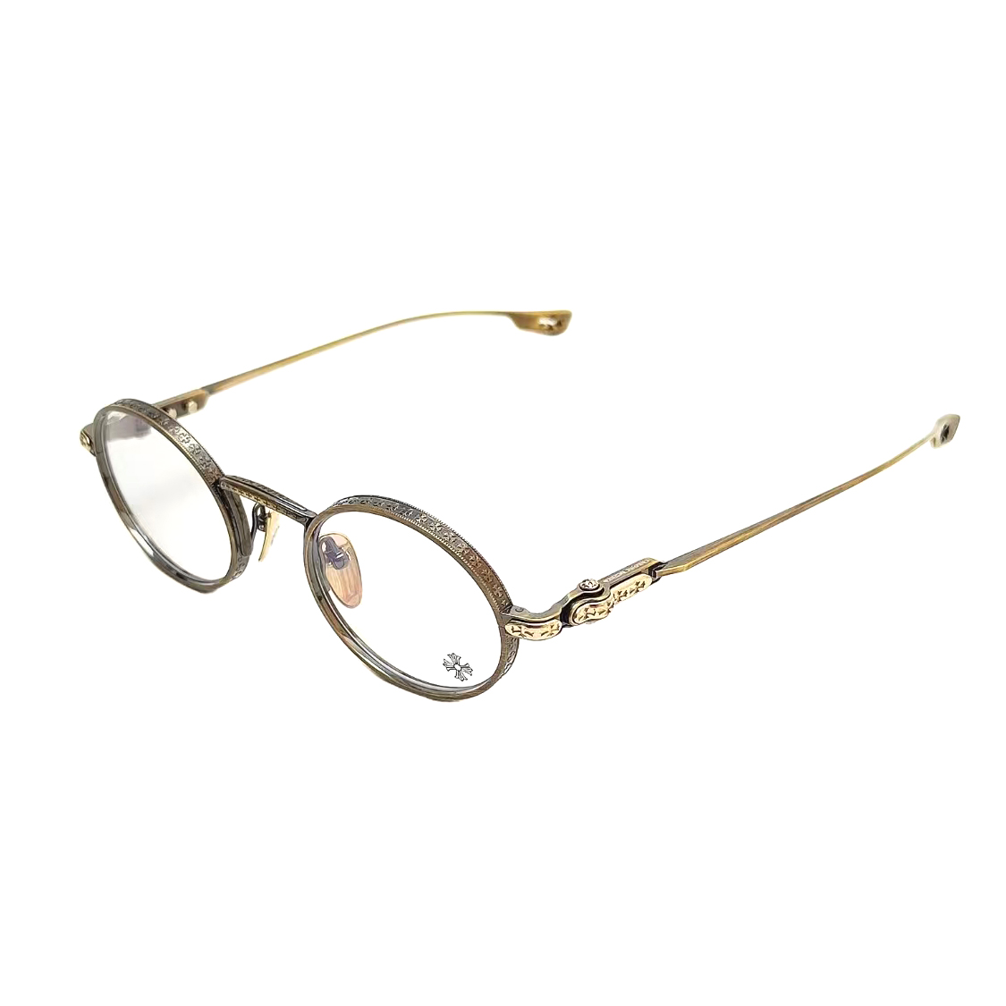 NIGO Chrome Hearts  Men's and Women's Fashion Trends Round Frame Clear Glasses Eyewear  Sunglassas Accessories #nigo78851