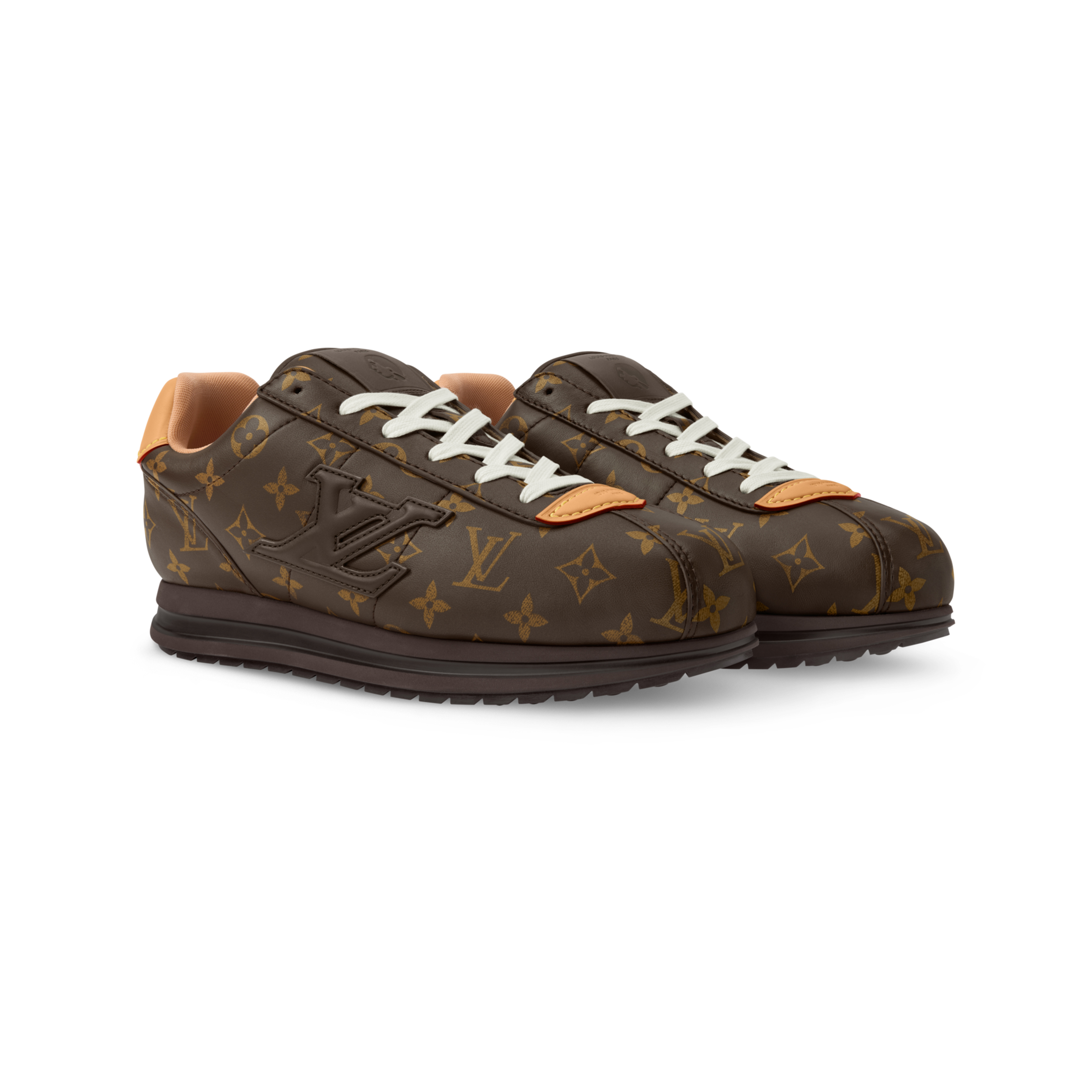 NIGO Louis Vuitton LV BUTTERSOFT Men's and Women's Spring/Summer Fashion Casual Round Toe Lace Up Logo Letter Decorated Leather Low Top Printed Sneakers Casual Shoes #nigo78846