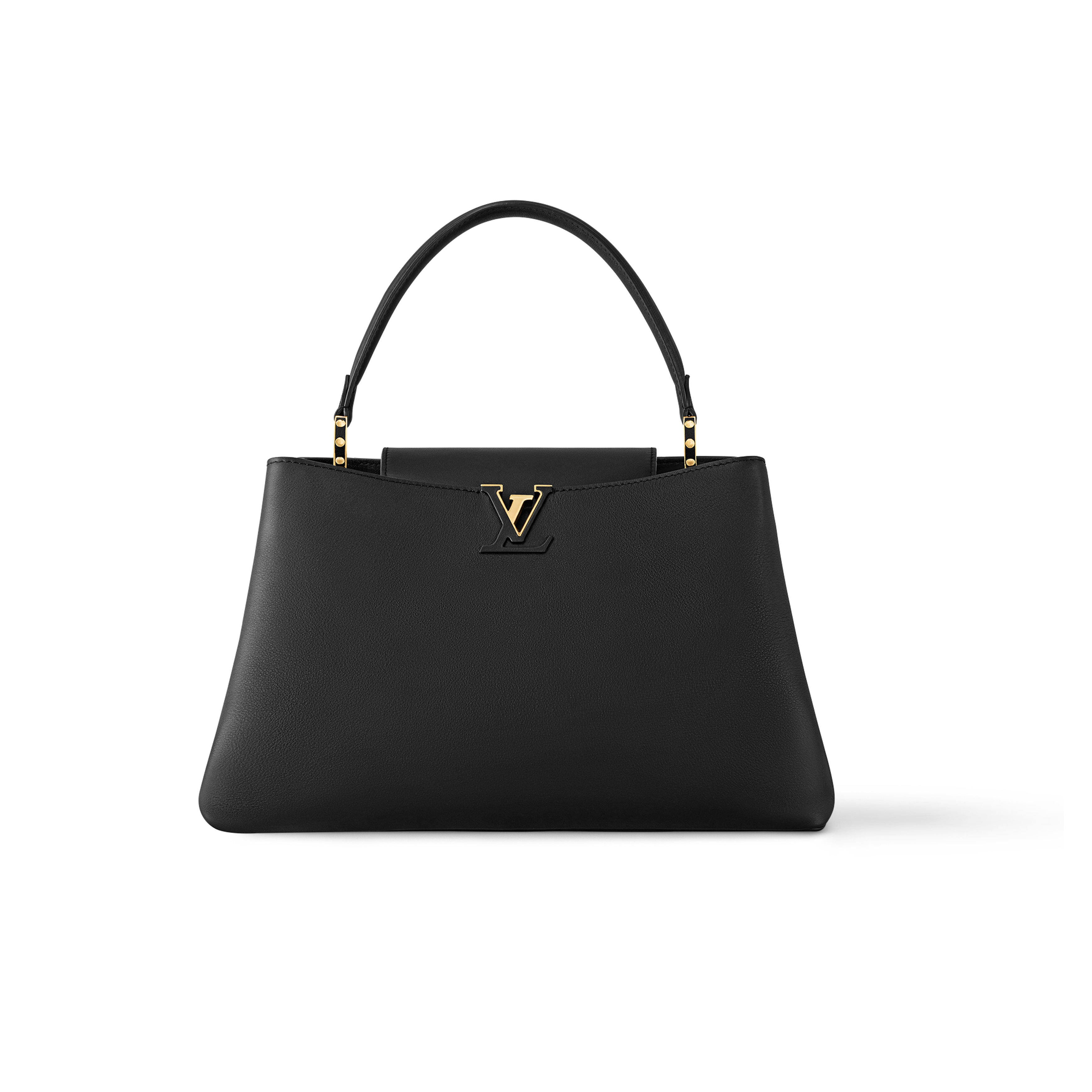 NIGO Louis Vuitton CAPUCINES SOUPLE  Women's Fashion Classic Solid-Color Leather Logo Handbag Shoulder Bag Bags M24879 #nigo78857