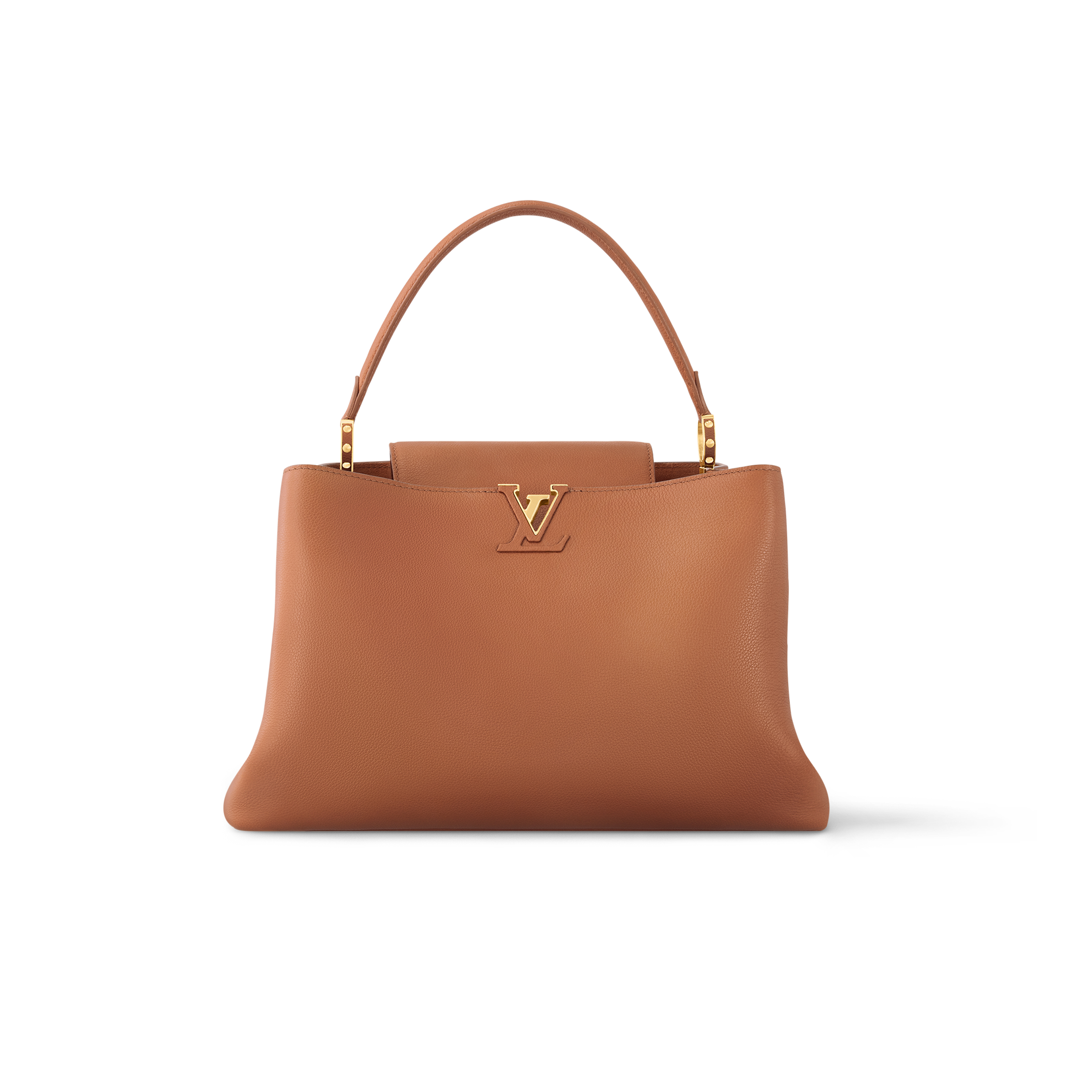 NIGO Louis Vuitton CAPUCINES SOUPLE  Women's Fashion Classic Solid-Color Leather Logo Handbag Shoulder Bag Bags M24879 #nigo78857