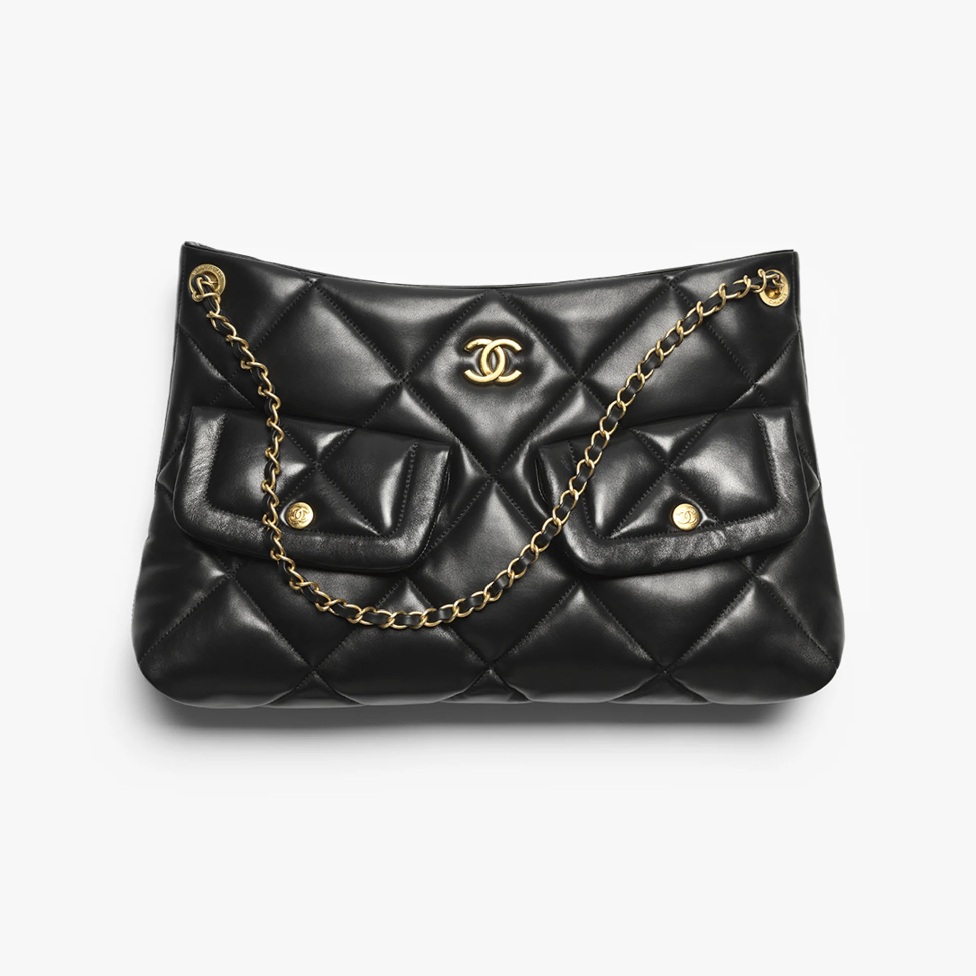 NIGO Chanel Women's Fashion Classic Solid Color Leather Diamond Quilted Chain Shoulder Bag/Tote Bag Bags AS5740-B22139-94305 #nigo78912