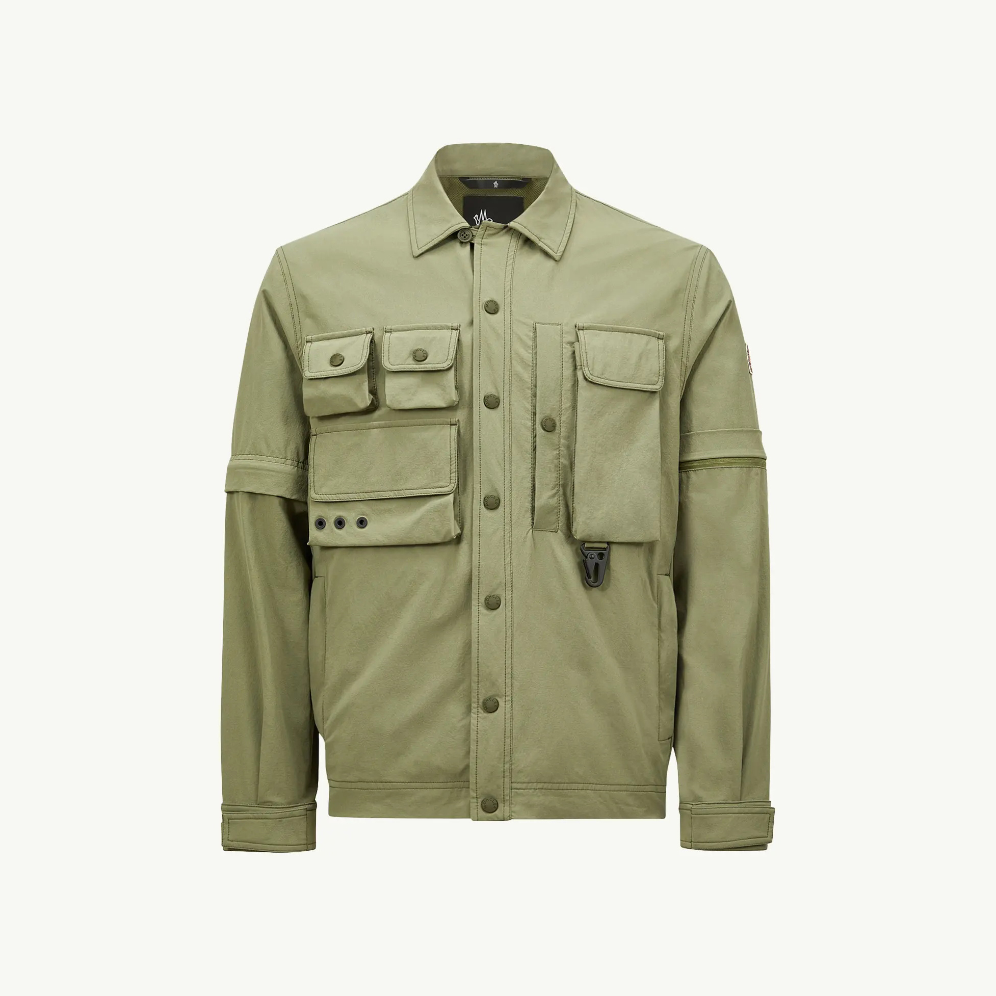 NIGO Moncler Men's Spring/Fall Casual Single-Breasted Solid Color Multi Pocket Detachable Sleeve Workwear Jacket #nigo78895