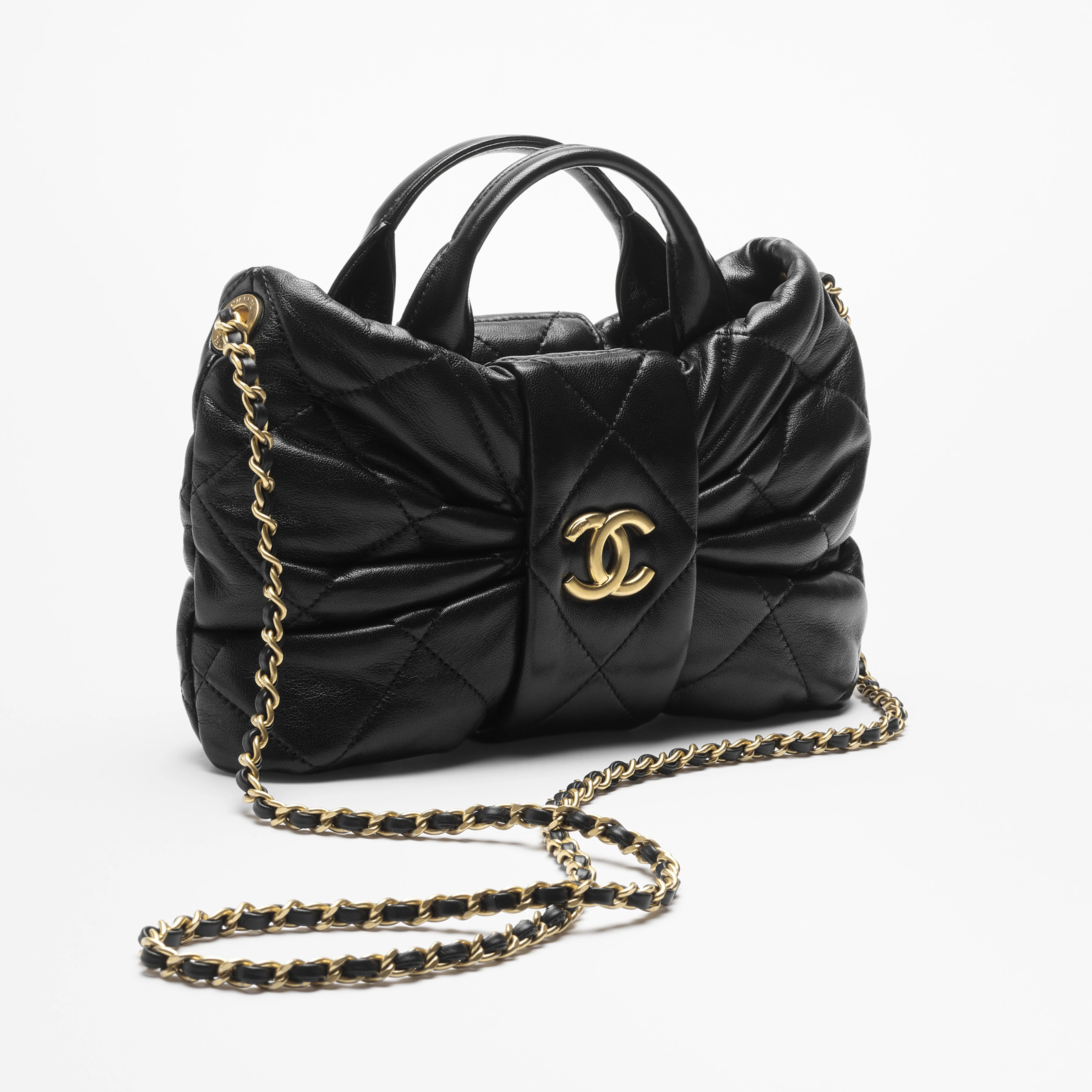 NIGO Chanel Women's Fashion Classic Solid Color Leather Bow Handbag Brand Logo Chain Bag Tote Crossbody Bag Bags #nigo78911