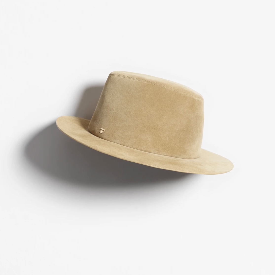 NIGO Chanel Women's Fall/Winter Fashion Classic Solid Color Vintage Wool Tweed Hat Flat Top Hat Hat Accessories #nigo78928