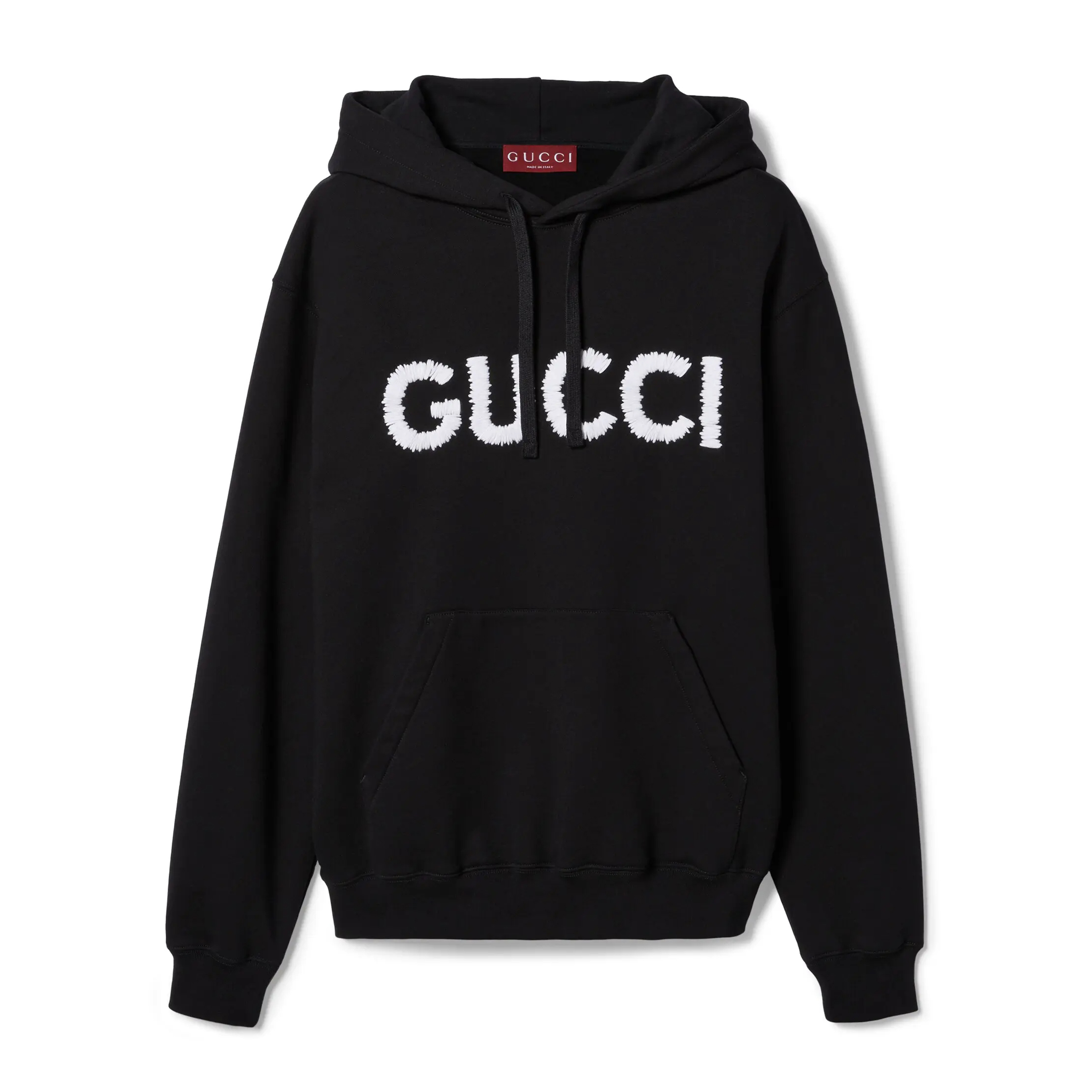 NIGO Gucci Men's Logo Embroidered Spring/Fall Knit Cotton Solid Color Drawstring Pullover Hoodie Sweatshirt #nigo81576