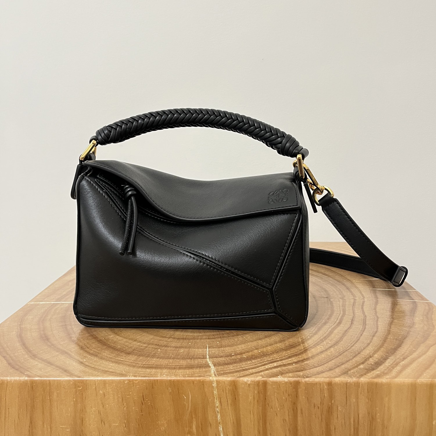 NIGO Loewe Puzzle Women's Fashion Classic Solid Color Leather Handle Embossed Tote Bag Shoulder Bag Crossbody Bag Bags A510S21XAE-1100 #nigo78919