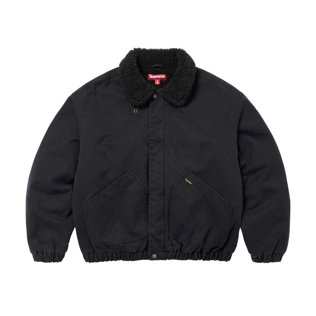 NIGO Supreme Men's And Women's Fall And Winter Solid Color Removable Hood Lamb's Wool Lining Long Sleeved Denim Jacket #nigo74563