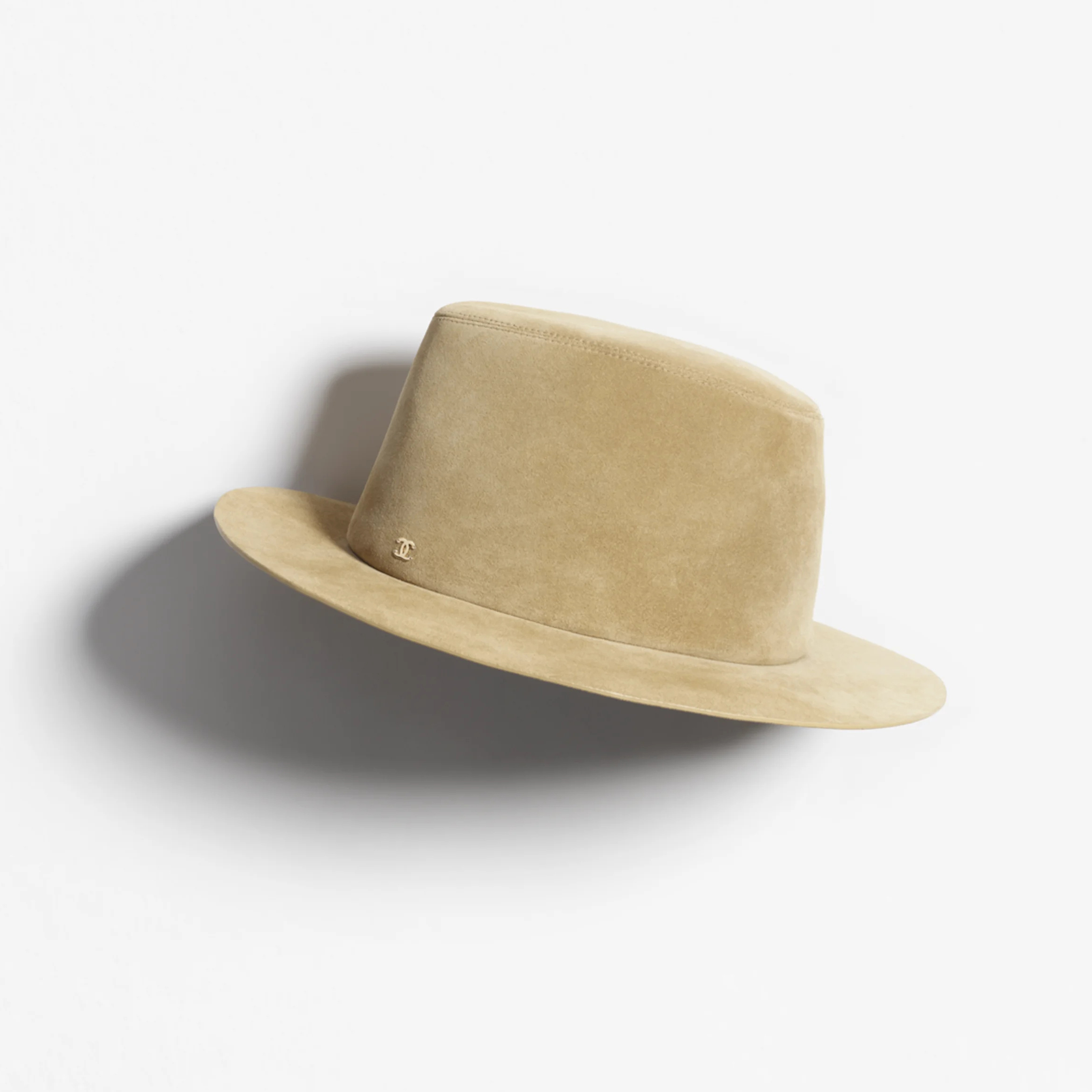 NIGO Chanel Women's Fall/Winter Fashion Classic Solid Color Vintage Wool Tweed Hat Flat Top Hat Hat Accessories #nigo78928