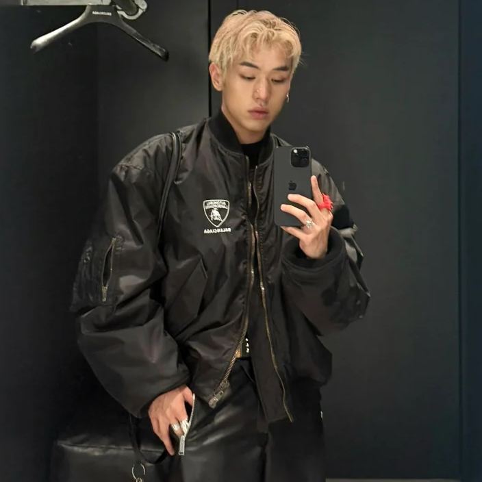 NIGO Balenciaga Men's and Women's Spring/Autumn Fashion Casual Nylon Fabric Brand Embroidered Zipper Jacket #nigo78942