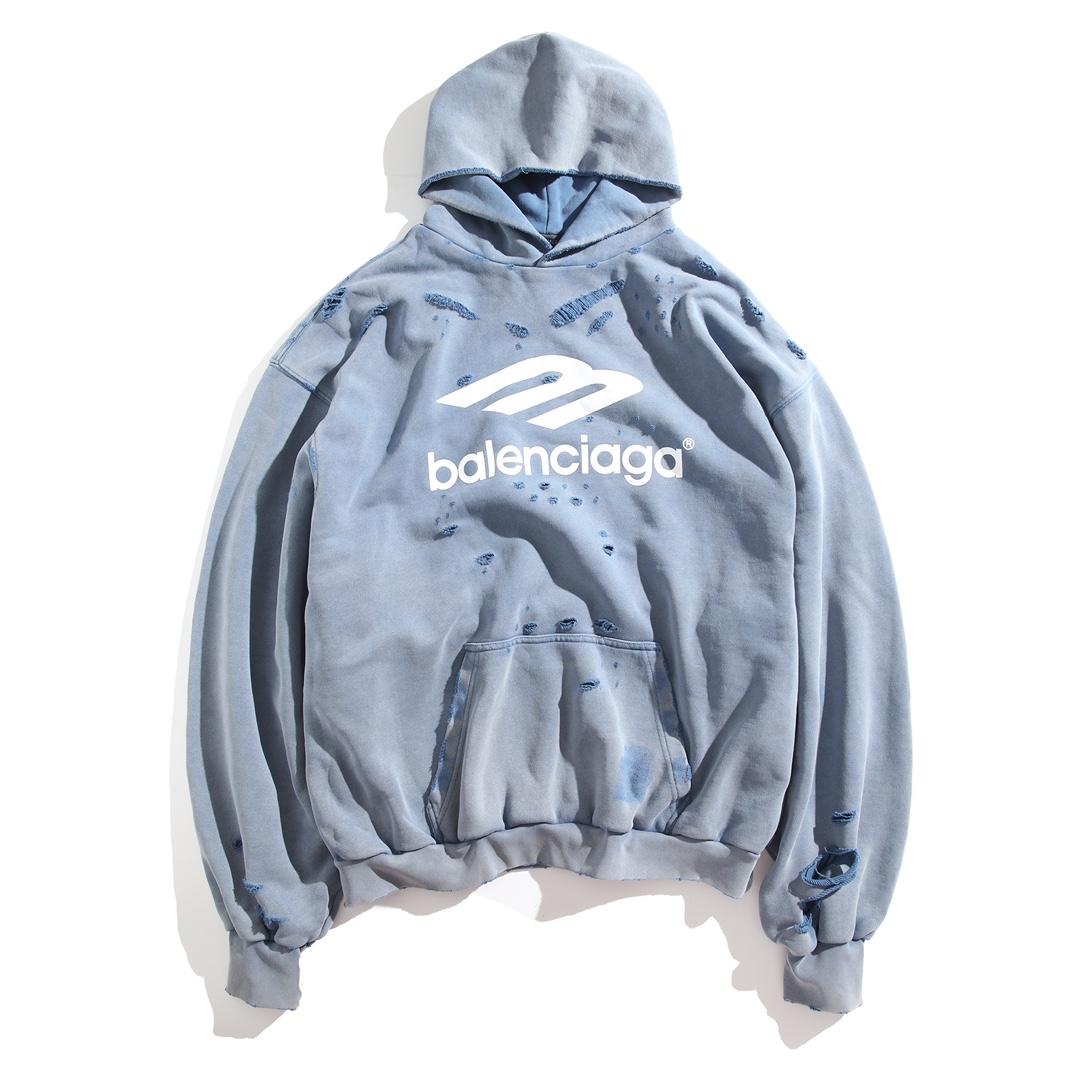 NIGO Balenciaga Men's And Women's Spring/Fall Fashion Casual Solid Color Letter Print Hooded Zipper and Hooded Pullover Long Sleeve Sweatshirt Jacket #nigo78935