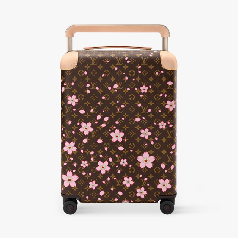 NIGO Louis Vuitton x Takashi Murakami Horizon Cherry Blossom Series 20-inch Luggage Coated Canvas Solid Color Travel Box Bag Bags M13788 #nigo81581