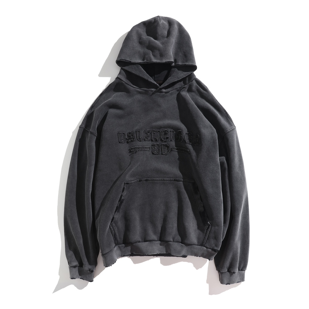 NIGO Balenciaga Men's And Women's Spring/Fall Fashion Casual Solid Color Letter Print Hooded Zipper and Hooded Pullover Long Sleeve Sweatshirt Jacket #nigo78935