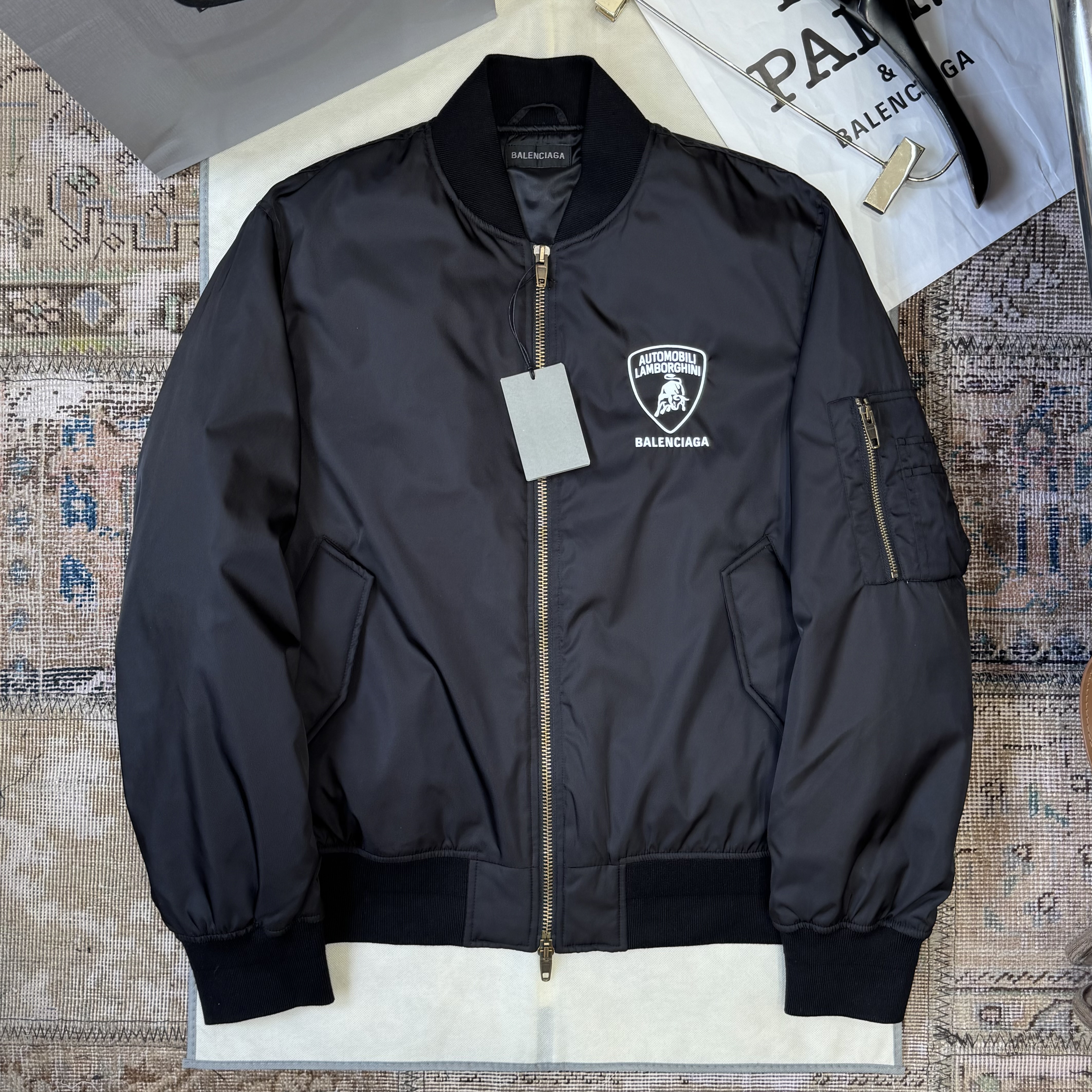 NIGO Balenciaga Men's and Women's Spring/Autumn Fashion Casual Nylon Fabric Brand Embroidered Zipper Jacket #nigo78942