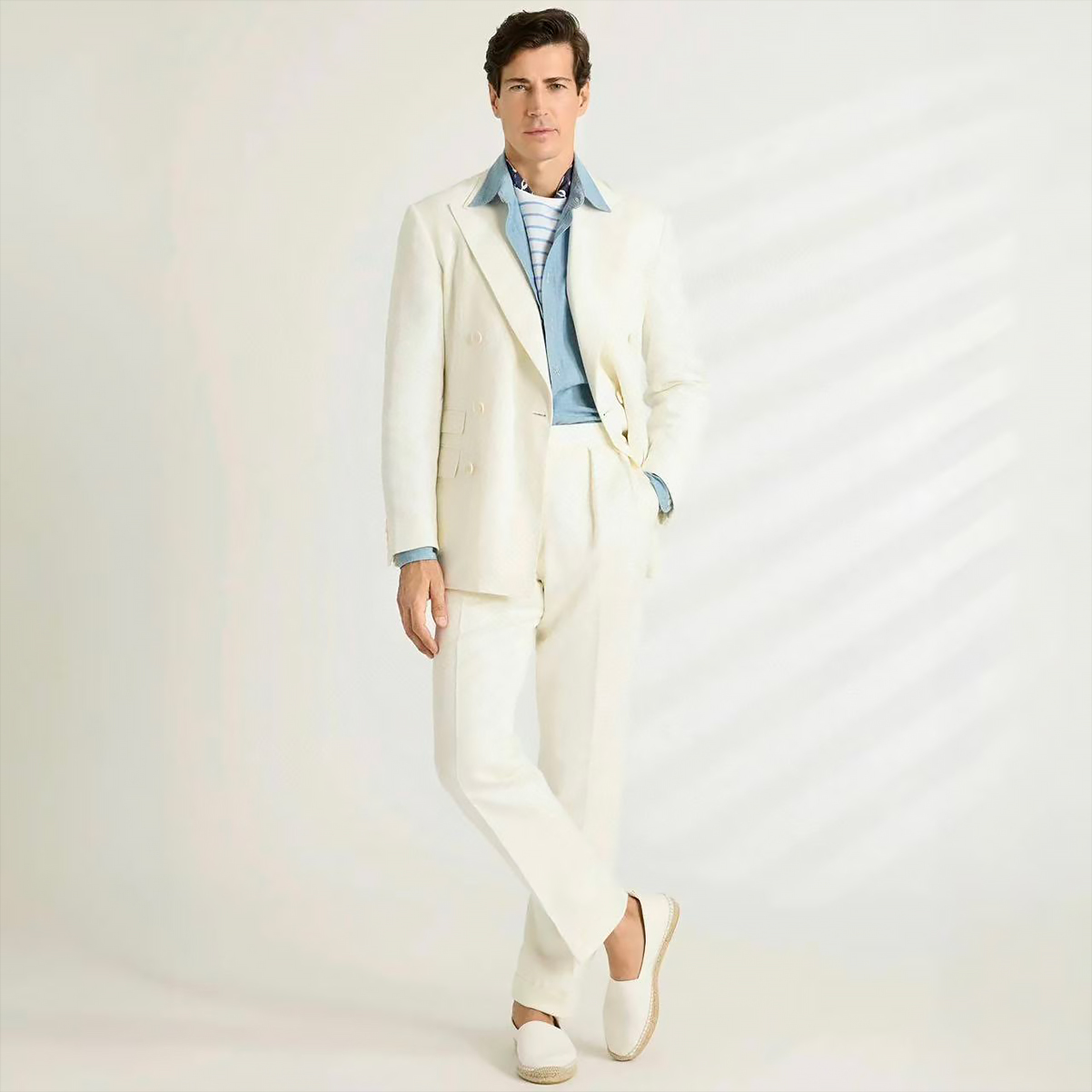 NIGO Ralph Lauren Men's Vintage-Inspired Solid-Color Four-Season Casual Wool Blazer Pants Ngvp #nigo2514