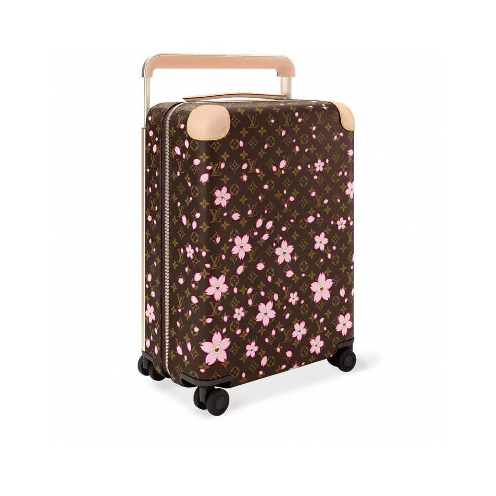 NIGO Louis Vuitton x Takashi Murakami Horizon Cherry Blossom Series 20-inch Luggage Coated Canvas Solid Color Travel Box Bag Bags M13788 #nigo81581