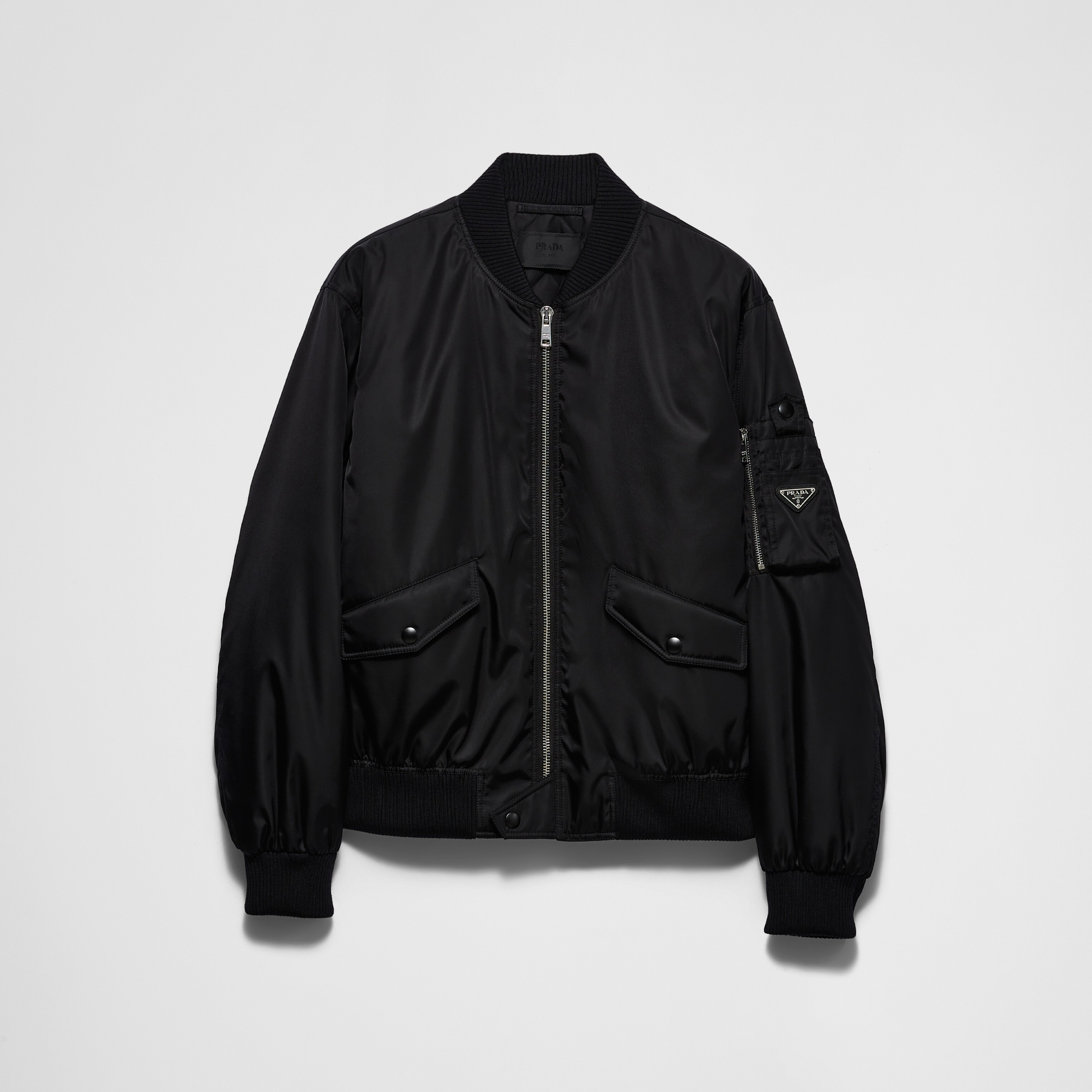 NIGO Prada Men's Fall/Winter Fashion Casual Solid Color Baseball Collar Zipper Pilot Cotton Jacket #nigo78956