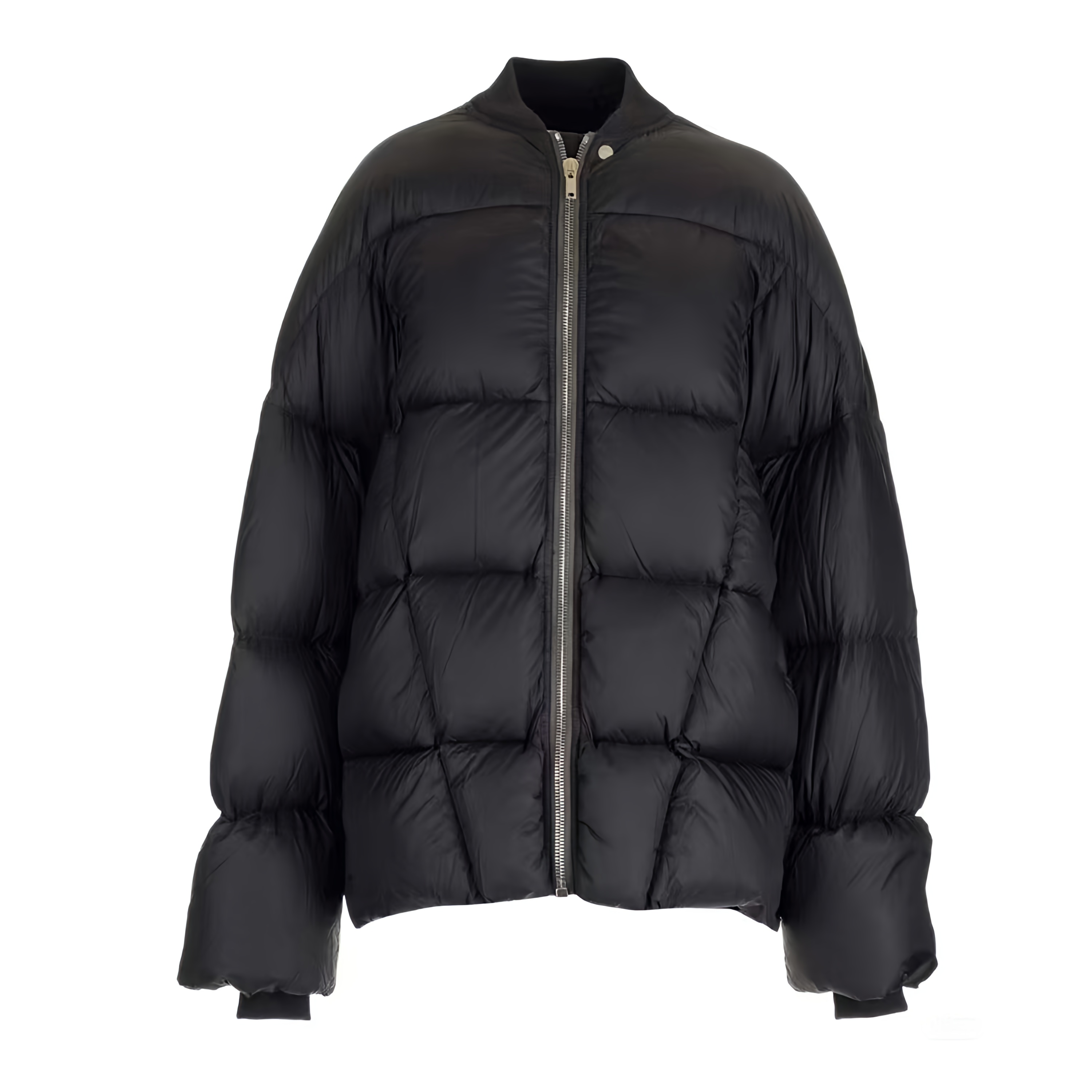 NIGO Rick Owens Men's And Women's Fall And Winter Quilted Line Design Simple Loose Thickened Down Jacket Jacket Zipper Black Seko Trend Oversized Jacket Ngvp #nigo2611