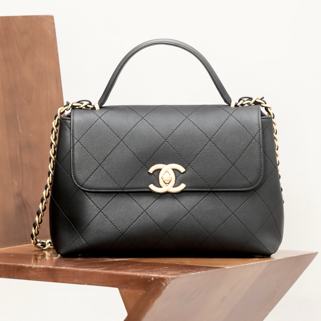 NIGO Chanel Women's Classic Fashion Solid-Color Leather Diamond Quilted Flap Handbag Briefcase Shoulder Bag Crossbody Bag Bags #nigo78966