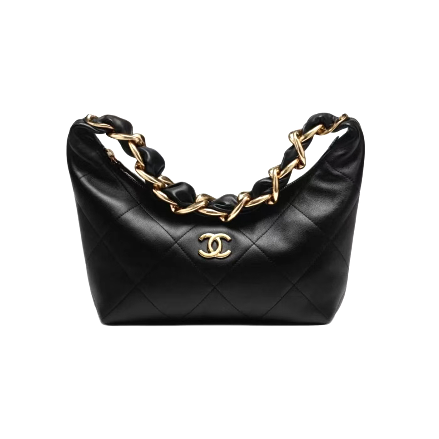 NIGO Chanel Women's Classic Solid-Color Leather Logo Chain Shoulder Bag Crossbody Bag | Tote Bag Bags AS5837-B22140-94305 #nigo79116